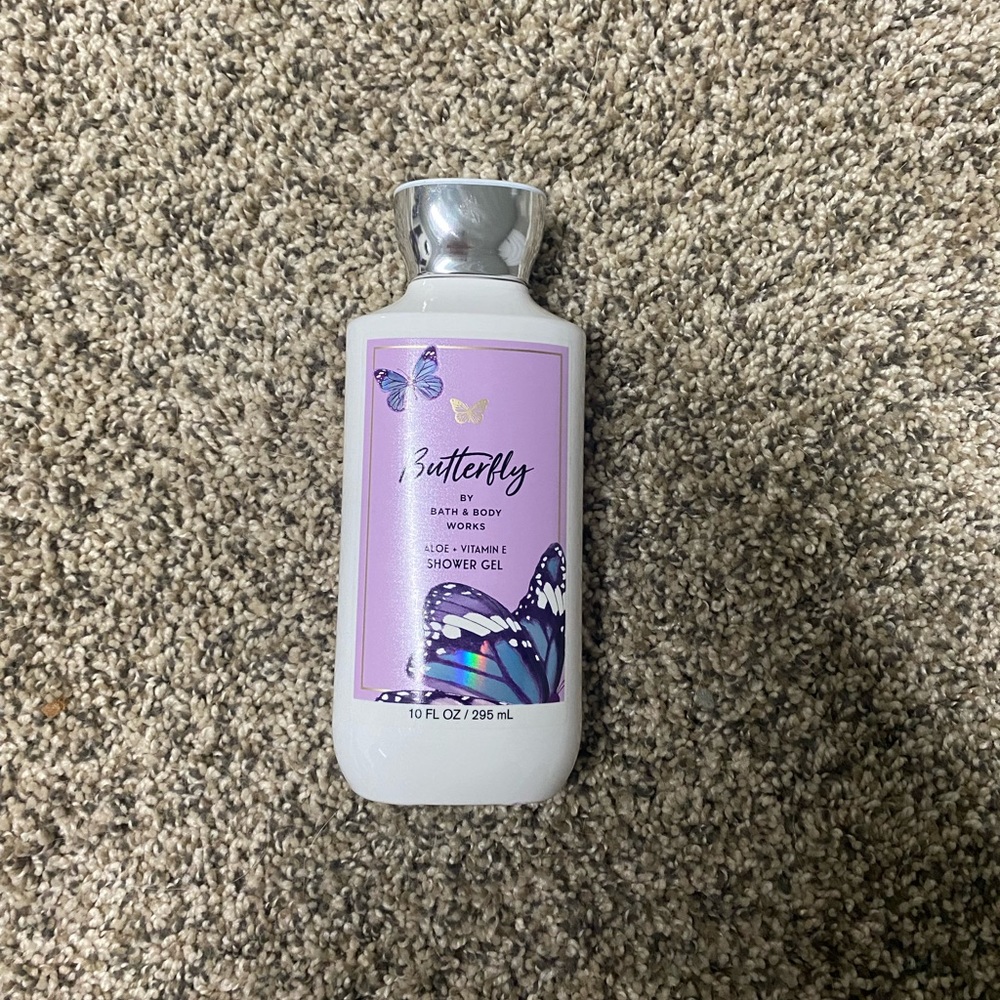 BRAND NEW Bath and Body Butterfly Shower Gel